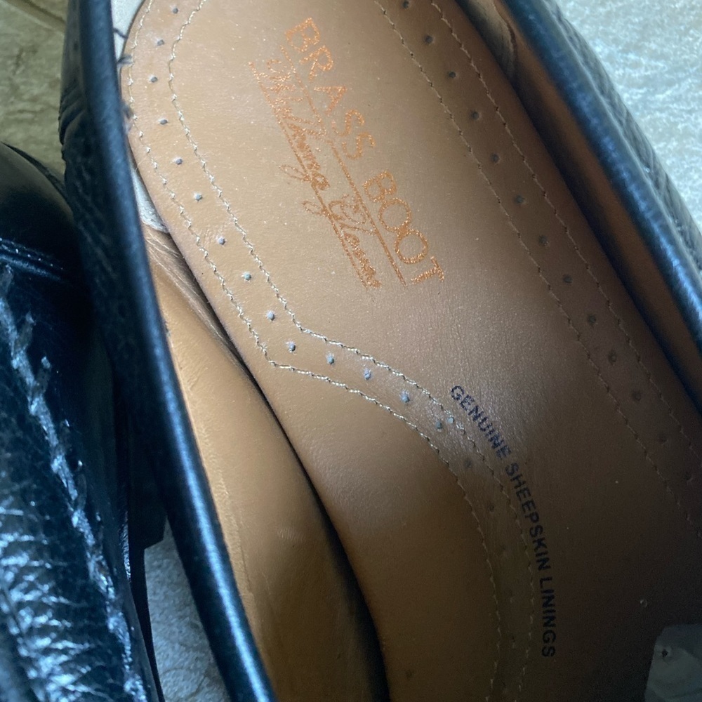 BRASS Boot Walking Gloves Tasseled Loafer - Picture 11 of 13